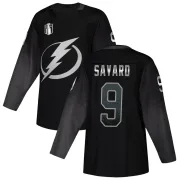 Black Youth Denis Savard Tampa Bay Lightning Authentic Alternate 2022 Stanley Cup Final Jersey