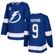 Blue Men's Denis Savard Tampa Bay Lightning Authentic Home 2022 Stanley Cup Final Jersey