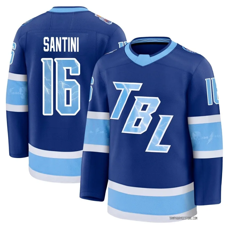 Blue Men's Steven Santini Tampa Bay Lightning Premium 2026 Stadium Series Jersey