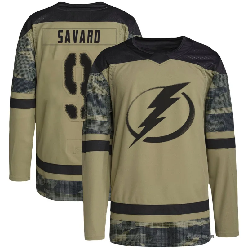 Camo Youth Denis Savard Tampa Bay Lightning Authentic Military Appreciation Practice Jersey