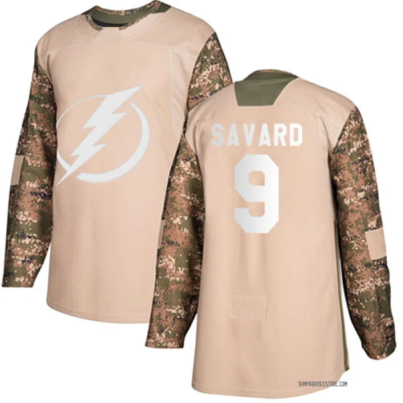 Camo Youth Denis Savard Tampa Bay Lightning Authentic Veterans Day Practice Jersey